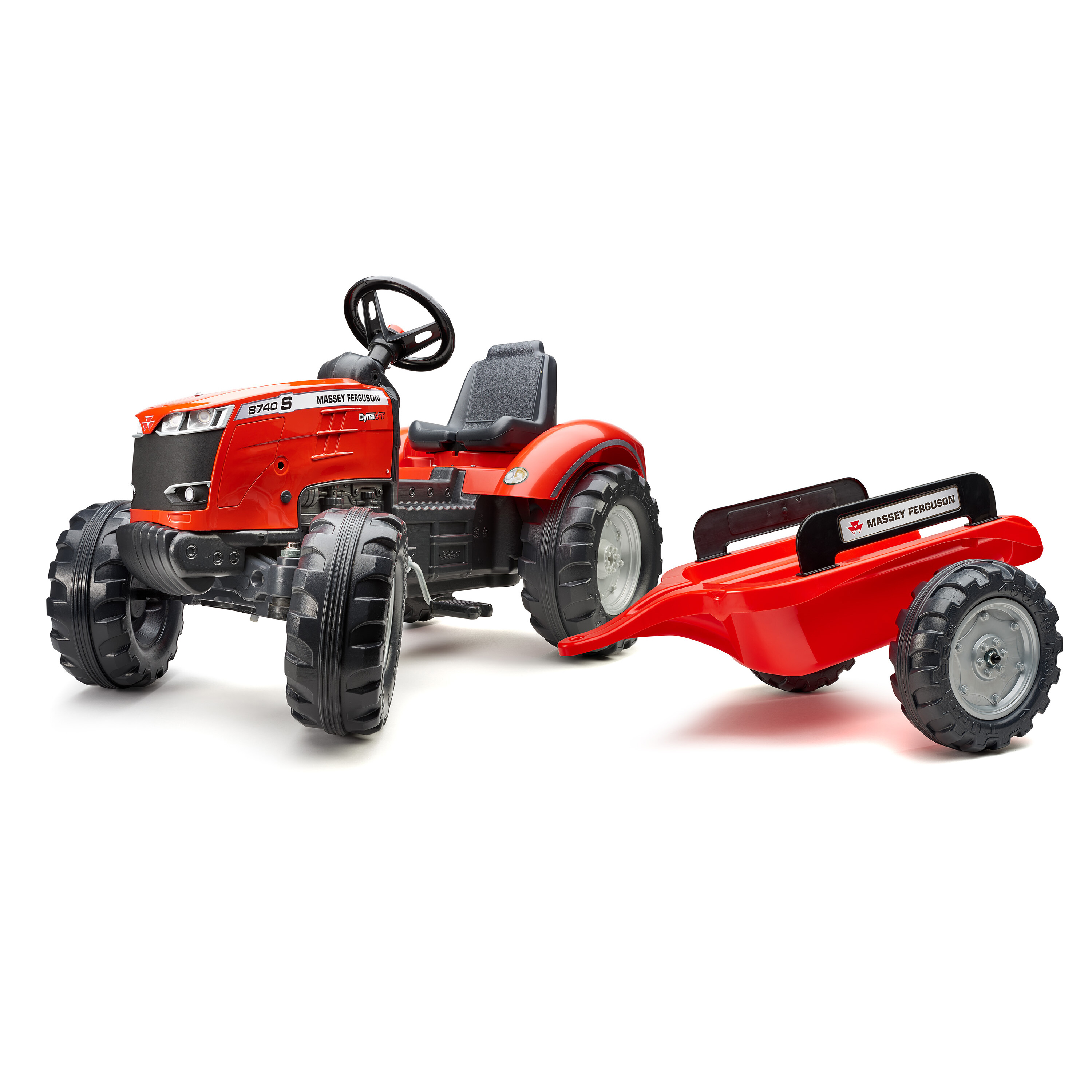 Traktor med vogn FALK Massey Ferguson