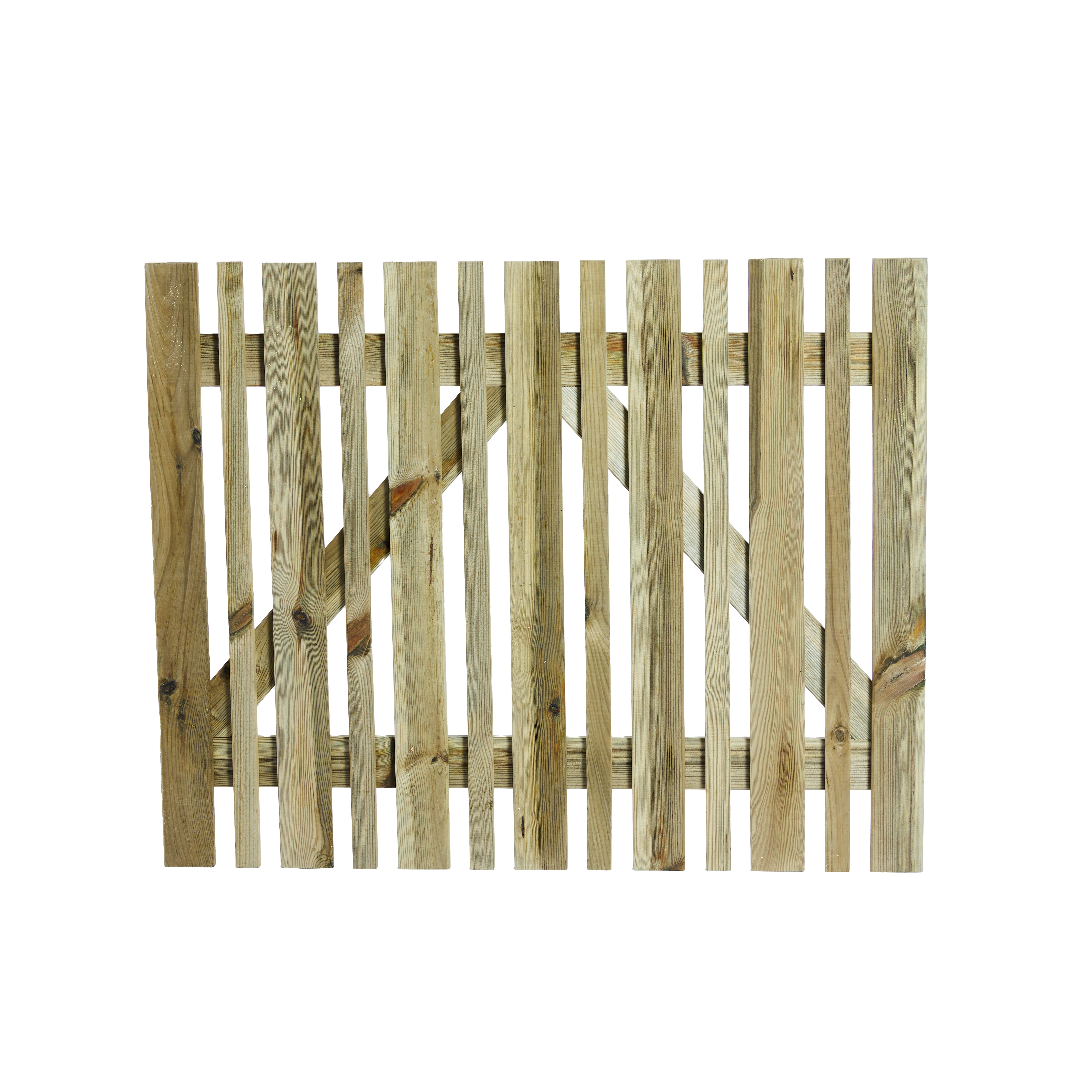 Forhave låge 100 x 80 cm, trykimprægneret, NORDIC FENCE, SENSE