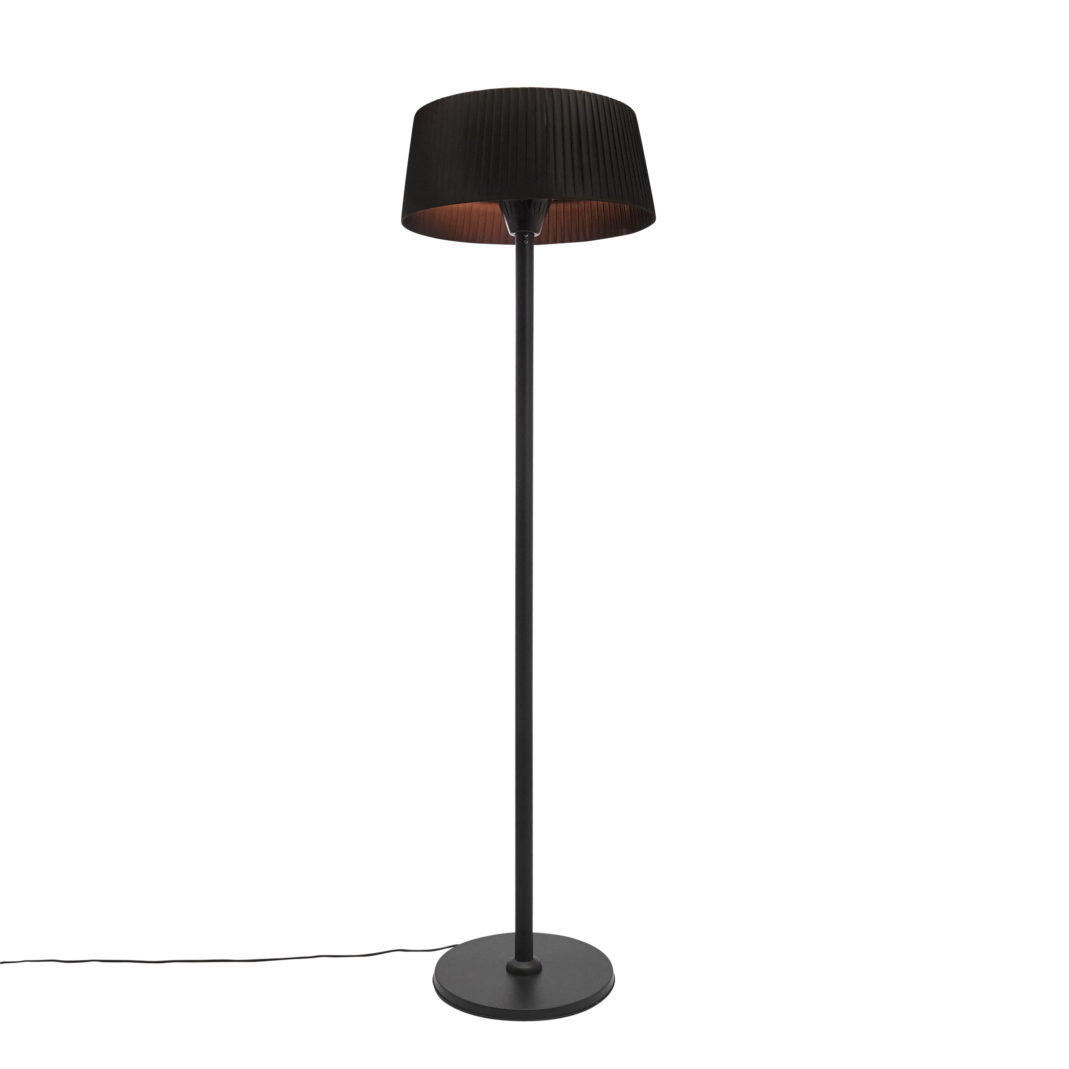 Patio heater floor model 2100 W HORTUS, black