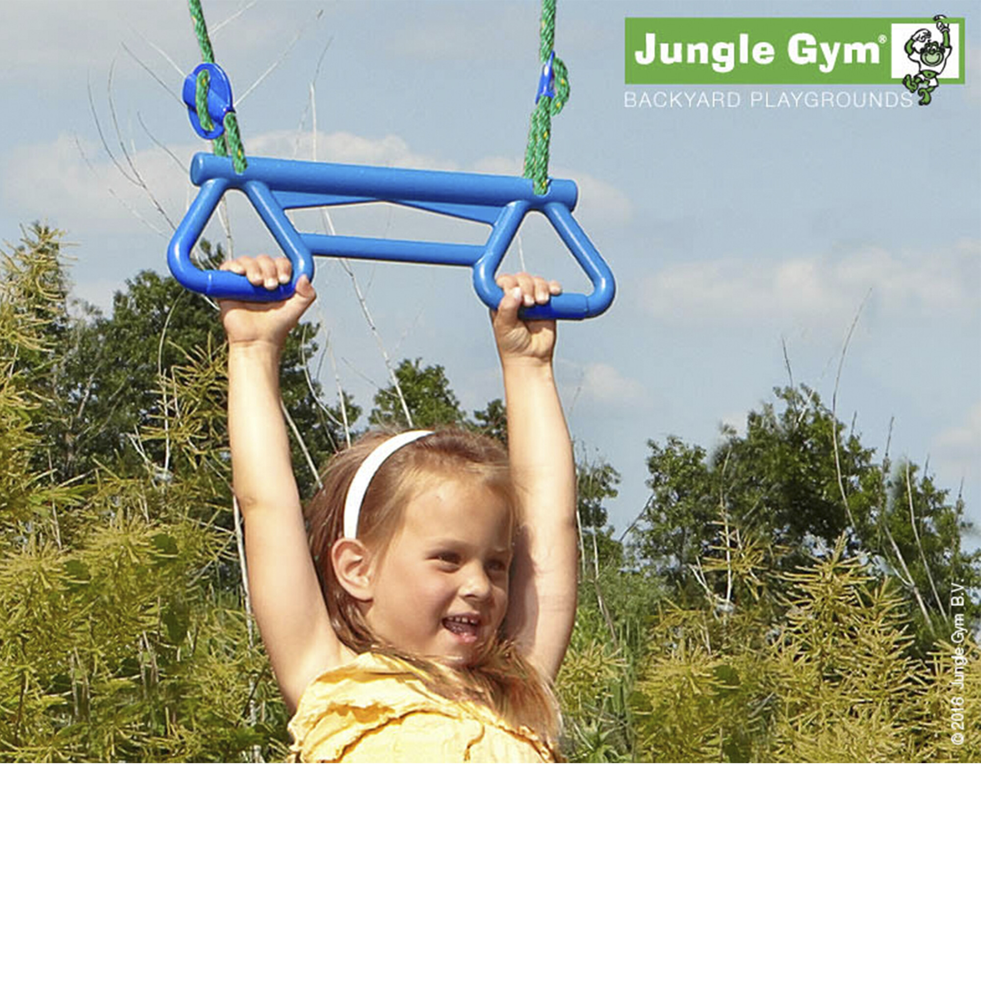 Monkey bar komplet kit, blå Jungle Gym