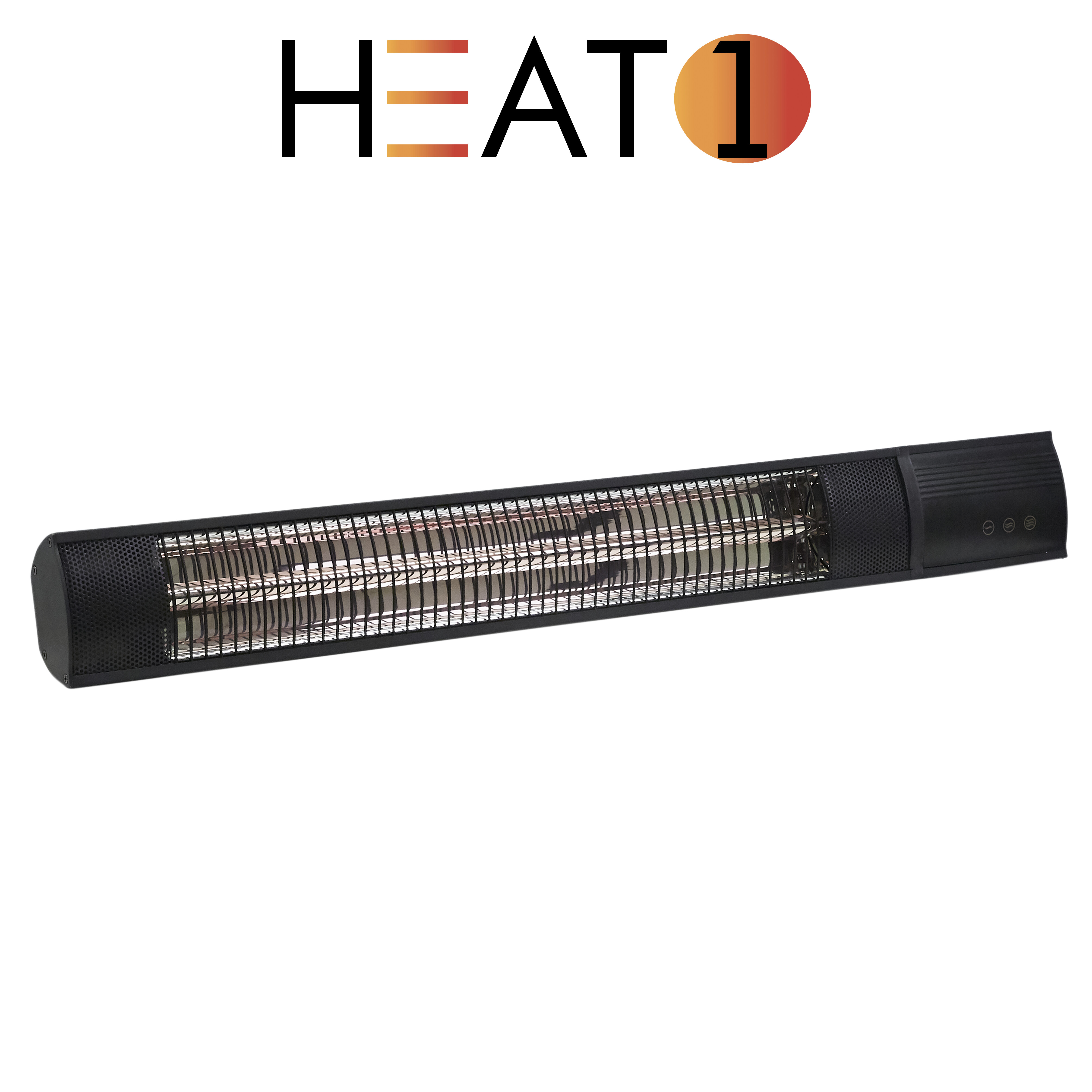 Terrassvärmare ECO pro-line 2000 W HEAT1, svart