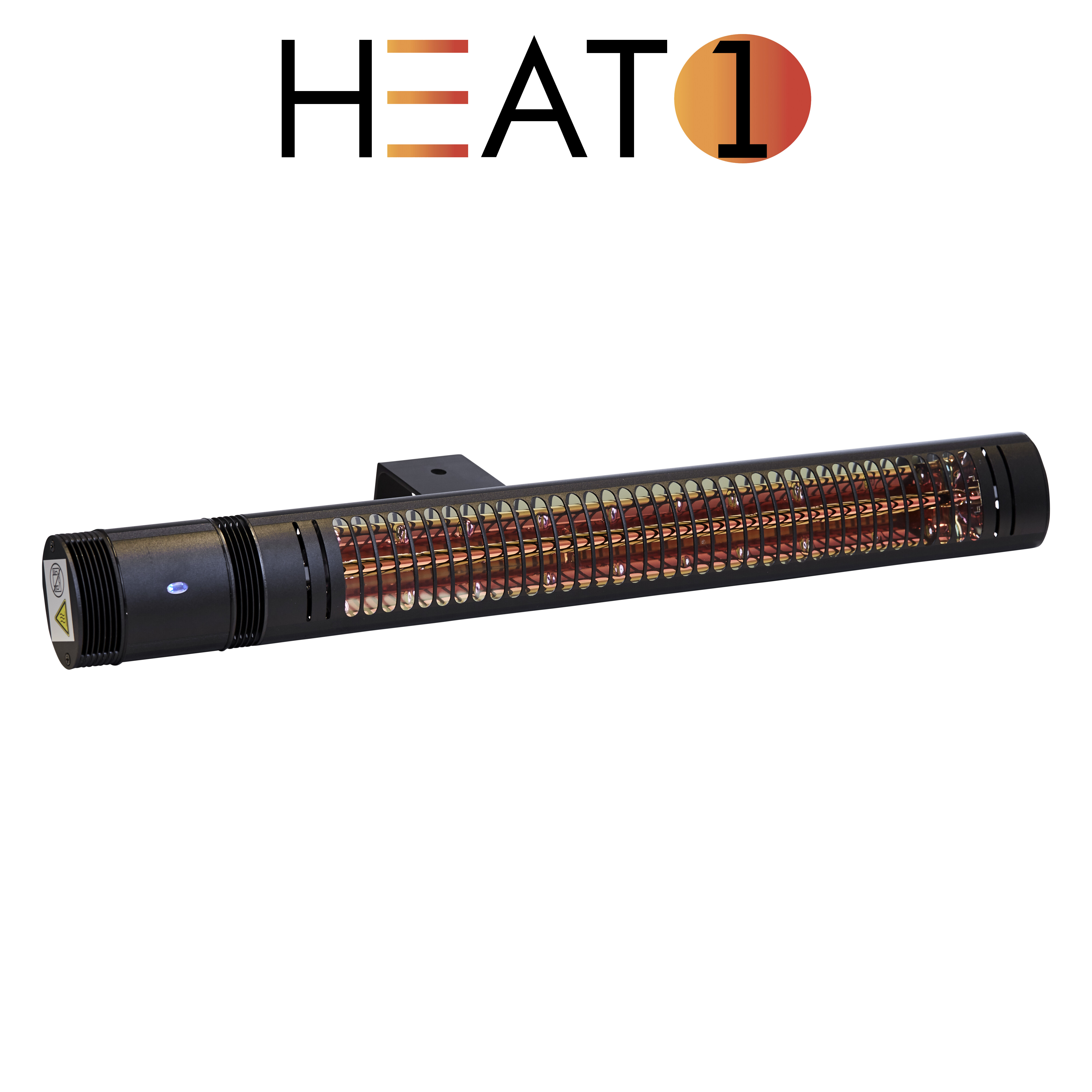 Terrassevarmer ECO high-line 2000W HEAT1, sort