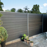 Composite fence profile in wood look 2,1 x 15 x 180 cm from HORTUS