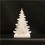 Julesilhuet 3D LED lys med snemand motiv NORDIC WINTER