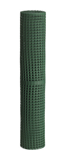 Havehegn plast, maske 4,4x4,4 cm, 100 cm x 2,5 m, grøn