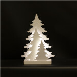 Julesilhuet 3D LED lys  med træ motiv NORDIC WINTER