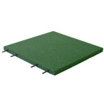 Gummiflise 500 x 500 x 30 mm grøn NORDIC PLAY