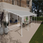 Terrasseoverdækning Palram - Canopia Feria 28,6 m2, hvid