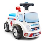 Ambulance ride-on med opbevaringsrum, rat og horn FALK