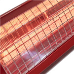 Terrassevarmer ECO high-line 2000W, HEAT1, rød