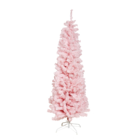 Juletræ kunstig smalt PVC 